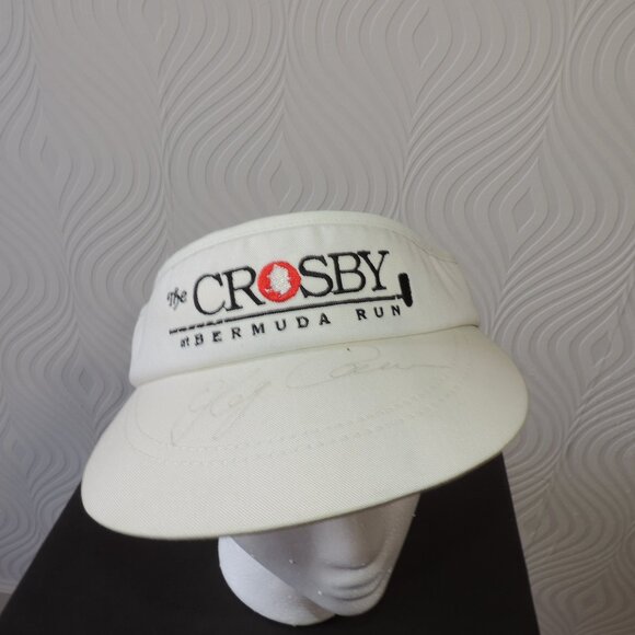 OLEG CASSINI Vintage Signed White Cloverdale Visor The CROSBY at Bermuda Run main image 10